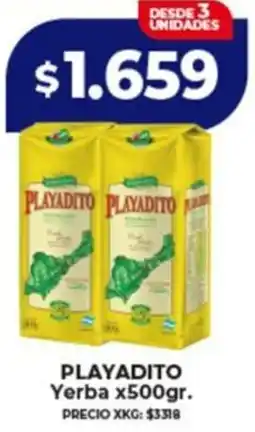 Supermayorista Vital Playadito yerba oferta