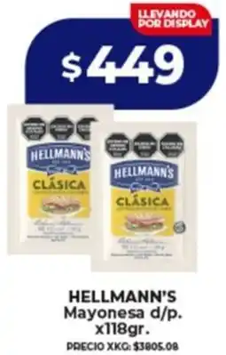 Supermayorista Vital Hellmann's mayonesa d/p. oferta