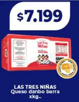 Supermayorista Vital Las tres niñas queso danbo barra oferta