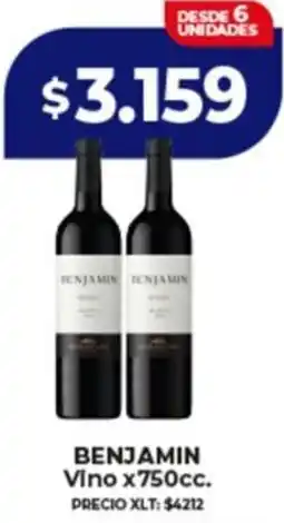 Supermayorista Vital Benjamin vino oferta