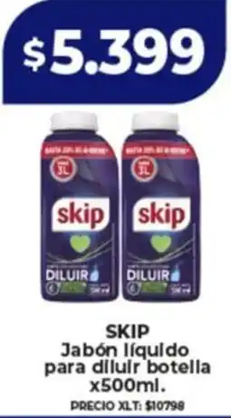 Supermayorista Vital Skip jabón líquido para diluir botella oferta