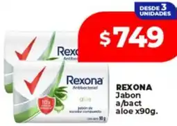 Supermayorista Vital Rexona jabon a/bact aloe oferta