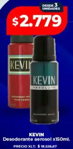 Supermayorista Vital Kevin desodorante aerosol oferta