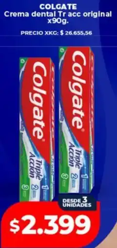 Supermayorista Vital Colgate crema dental tr acc original oferta