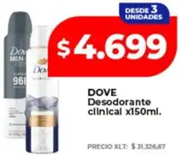 Supermayorista Vital Dove desodorante clinical oferta
