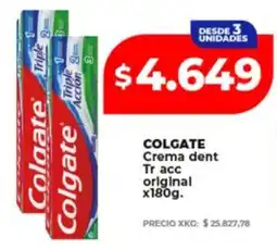 Supermayorista Vital Colgate crema dent tr acc original oferta