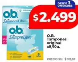 Supermayorista Vital O.B. tampones original oferta