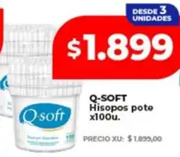 Supermayorista Vital Q-soft hisopos pote oferta