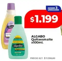 Supermayorista Vital Algabo quitaesmalte oferta