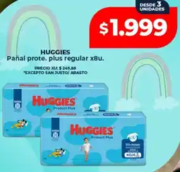 Supermayorista Vital Huggies pañal prote. plus regular oferta