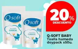 Supermayorista Vital Q-soft baby toalla humeda doypack oferta