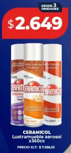 Supermayorista Vital Ceramicol lustramueble aerosol oferta