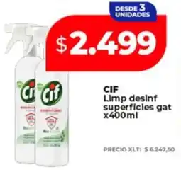 Supermayorista Vital Cif limp desinf superficies gat oferta