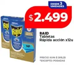 Supermayorista Vital Raid tabletas rápida acción oferta