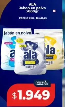 Supermayorista Vital Ala jabon en polvo oferta