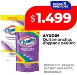 Supermayorista Vital Ayudín quitamanchas doypack oferta