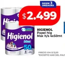 Supermayorista Vital Higienol papel hig max h/s oferta