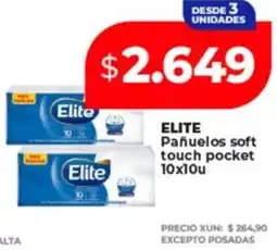 Supermayorista Vital Elite pañuelos soft touch pocket oferta