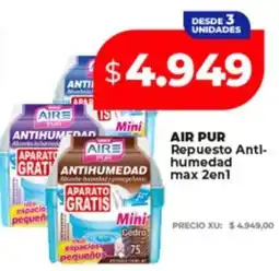 Supermayorista Vital Air pur repuesto anti- humedad max 2en1 oferta