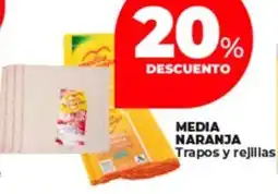 Supermayorista Vital Media naranja trapos y rejillas oferta
