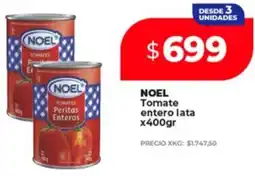 Supermayorista Vital Noel tomate entero lata oferta
