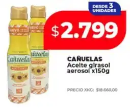 Supermayorista Vital Cañuelas aceite girasol aerosol oferta