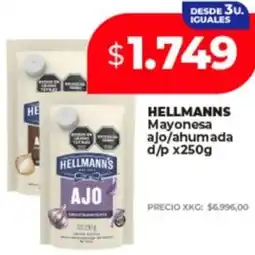 Supermayorista Vital Hellmann's mayonesa ajo/ahumada d/p oferta