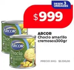 Supermayorista Vital Arcor choclo amarillo cremoso oferta