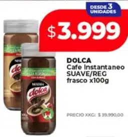 Supermayorista Vital Dolca cafe instantaneo suave/reg frasco oferta