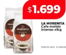 Supermayorista Vital La morenita cafe molido intenso oferta