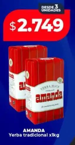 Supermayorista Vital Amanda yerba tradicional oferta