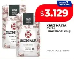 Supermayorista Vital Cruz malta yerba tradicional oferta