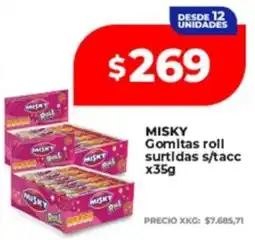 Supermayorista Vital Misky gomitas roll surtidas s/tacc oferta