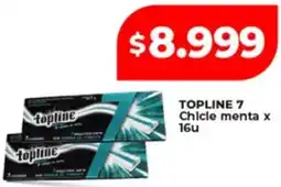 Supermayorista Vital Topline 7 chicle menta oferta