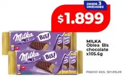 Supermayorista Vital Milka oblea bis chocolate oferta