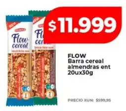 Supermayorista Vital Flow barra cereal almendras ent oferta