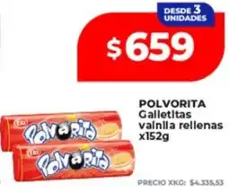 Supermayorista Vital Polvorita galletitas vainila rellenas oferta