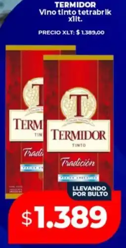 Supermayorista Vital Termidor vino tinto tetrabrik oferta