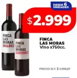 Supermayorista Vital Finca las moras vino oferta