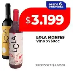Supermayorista Vital Lola montes vino oferta