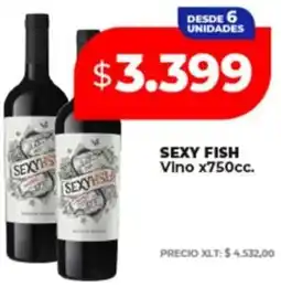 Supermayorista Vital Sexy fish vino oferta