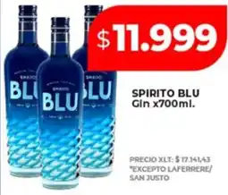 Supermayorista Vital Spirito blu gin oferta