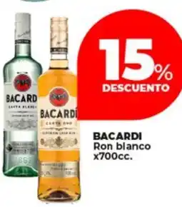 Supermayorista Vital Bacardi ron blanco oferta