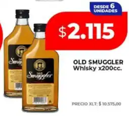 Supermayorista Vital Old smuggler whisky oferta