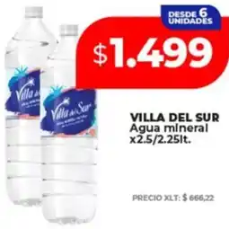 Supermayorista Vital Villa del sur agua mineral oferta