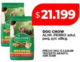 Supermayorista Vital Dog chow alim. perro adul. peq. p/c oferta