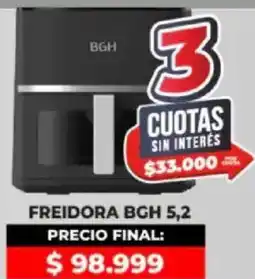 Supermayorista Vital Bgh freidora 5,2 oferta