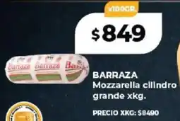 Supermayorista Vital Barraza mozzarella cilindro grande oferta