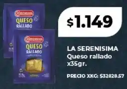 Supermayorista Vital La serenisima queso rallado oferta