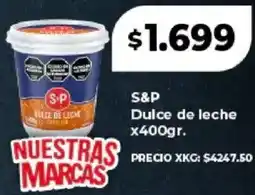 Supermayorista Vital S&p dulce de leche oferta